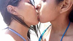Mexican Lesbians Fucked by Stranger