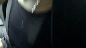 My stylist gives me a blowjob in this voyeur scene