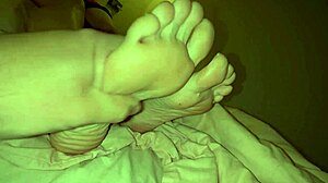 stylish teen asked massager for close-up pussy videos 😍