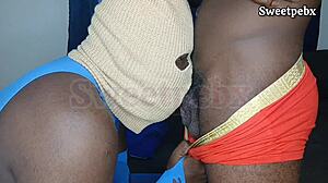 Sweetpebx showcases big black dick pounding big black ass in African scene 2025