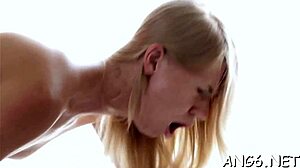 frisky girlie violette pink performs deep throat fellatio