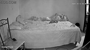 Hidden camera of my slut wife with neighbor part 4