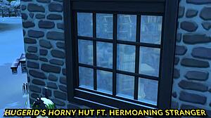omg, hugerids horny hut at gobbywarts school of sexcraft—bdsm blowjobs and handjobs in sims 4 harry potter porn 😈🔗