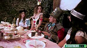 Wild Times In Wonderland With Best Friends Deepthroat