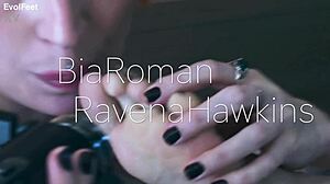 I feel so submissive when tied up and my feet are worshipped by the goddess