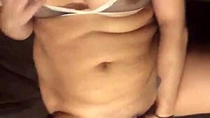 busty wife shows off pussy and tits like a slut