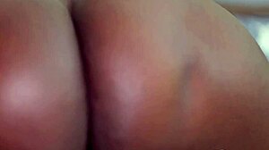 Two ebony girls enjoy creamy group sex with bodybuilders