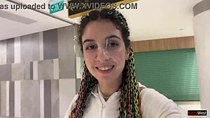 crazy public cumwalk and blowjob in toilet