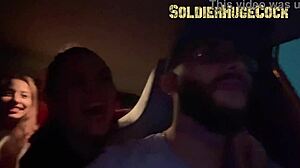 Bisexual Group Pays For Ride With Blowjobs