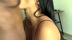 Cute girlfriend sucks nipples endlessly 😍 - amateur couple