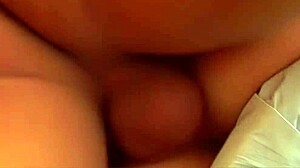 Licking blonde's pussy in white boots