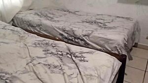 Chubby bbw mom cleans the room with passion!