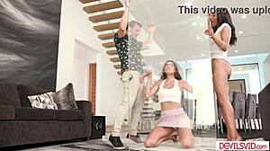 guy fucking ebony wife n her best friend