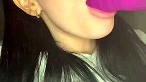 slutty british girlfriend toys herself to pov masturbation orgasm on webcam