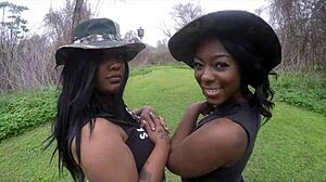 Ambitious Booty And Baby Cherokee Lesbian Sex With Strapon And Ass Licking