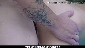 Cute Tiny Babe Mina Moon Drilled By Monster Cock At The Pool!