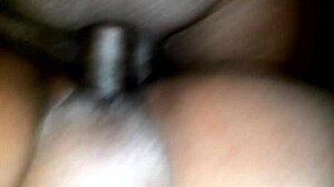 caribbean teen squeezes big dick with tight wet pussy