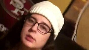 busty wife shows off pussy and tits like a slut