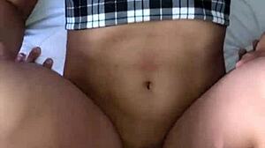 Petite Latina Big Tits Receives Missionary Thrusts After School