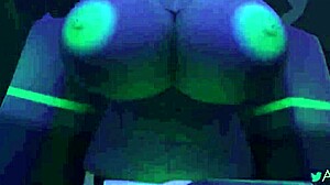 Halloween Roblox with big tits and monster cock cumshot