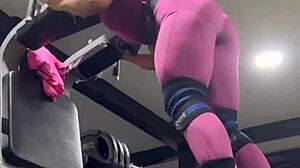 Training with big tits and ass