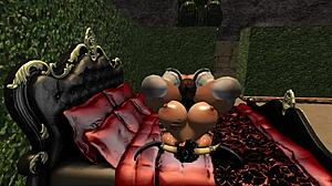 gladiator domination scene with big tits and ass monster action