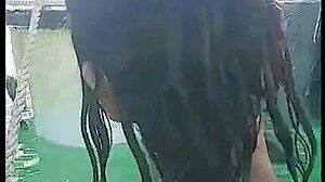 Hairy Pussy Dances In Bikini On Boat!