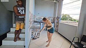 Peguei Meu Vizinho No Flagra Roubando Minhas Calcinhas Ver Aquilo Me Deu Tanto Tesao Que Deixei Ele Arrombar Meu Cuzinho