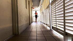 Tasha invites Angela over for a ghost fucking parody