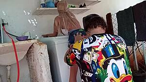 hot wife cheats with sex toy outdoor