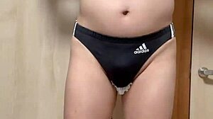 Teen with buttplug in uniform 😏 update 18