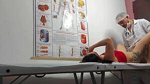 i'm the gynecologist fingering patient's ass and fucking her tight pussy