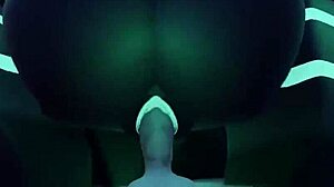 Halloween Roblox with big tits and monster cock cumshot