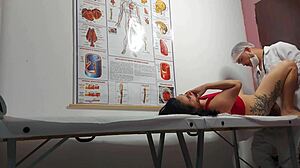 i'm the gynecologist fingering patient's ass and fucking her tight pussy