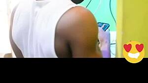 Big Dick Neighbour Charges Phone With Huge Cock In Big Tits