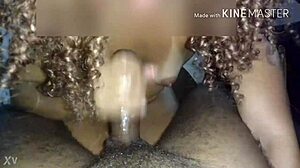 hotwife taking a big cumshot on her face, so messy and hot!