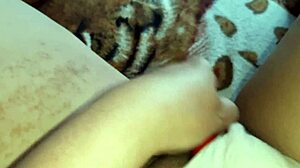 Homemade Clit Teasing with Vibrator Leads to Intense Orgasm