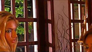 Chunky black lesbian passionately fucks her partner with dildo and eats her out.