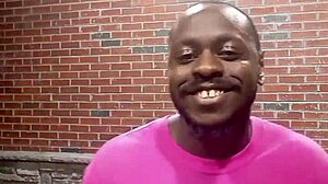 A private strip tease for free while faced backwards in 70 degree weather