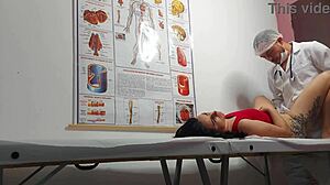 i'm the gynecologist fingering patient's ass and fucking her tight pussy