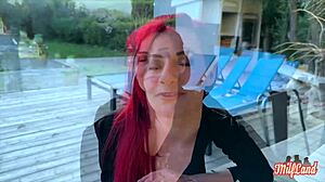 Sally The Sultry Redhead Gets Filled Like Never Before!