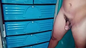 This pinoy gets a handjob after shower, masturbating to cumshot in homemade bathing scene.