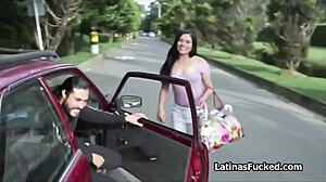 true latina next door gets cocked on casting