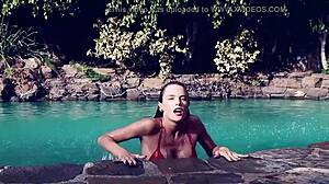 Alessandra Ambrosio's Striking Striptease Performance