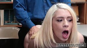 Big Tit Blonde Cop's Medical Exam!