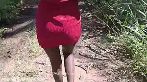 7 minutos de foda na mata fazemos sexo na mata procuramos um local onde tem boa mata e sem ninguém foi difícil mas encontramos e fodemos full video red