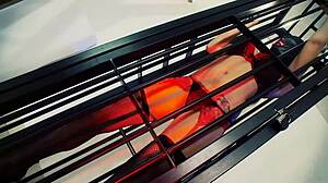 sexy sluts mai bailey and krystal webb lick ass and finger pussy in lesbian bdsm.