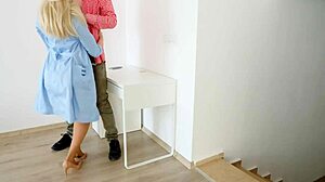 hot doctor gives sloppy blowjob and gets fucked!