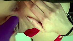 beautiful mexican latina masturbates at home