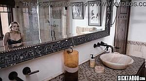 horny blonde camgirl kenzie anne fucks big black cock